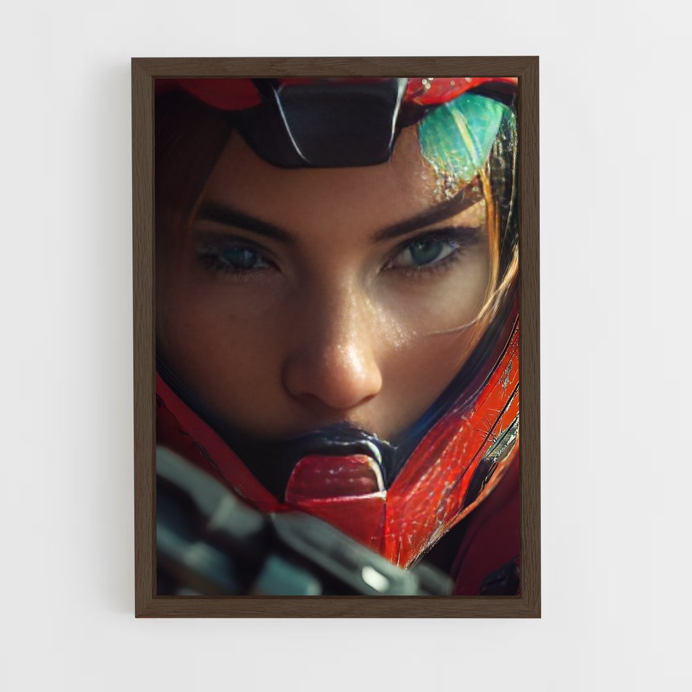 Poster Samus Émeraude – affiche Metroid (vue 5)